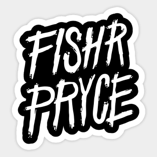 Fishr Pryce Painted Logo Sticker